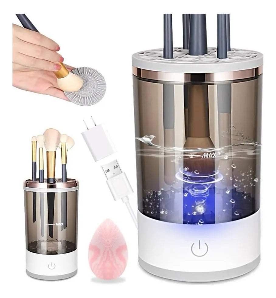 Lavadora de brochas de maquillaje