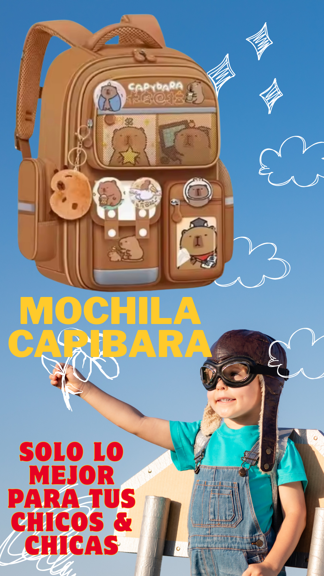 MOCHILA CAPIBARA