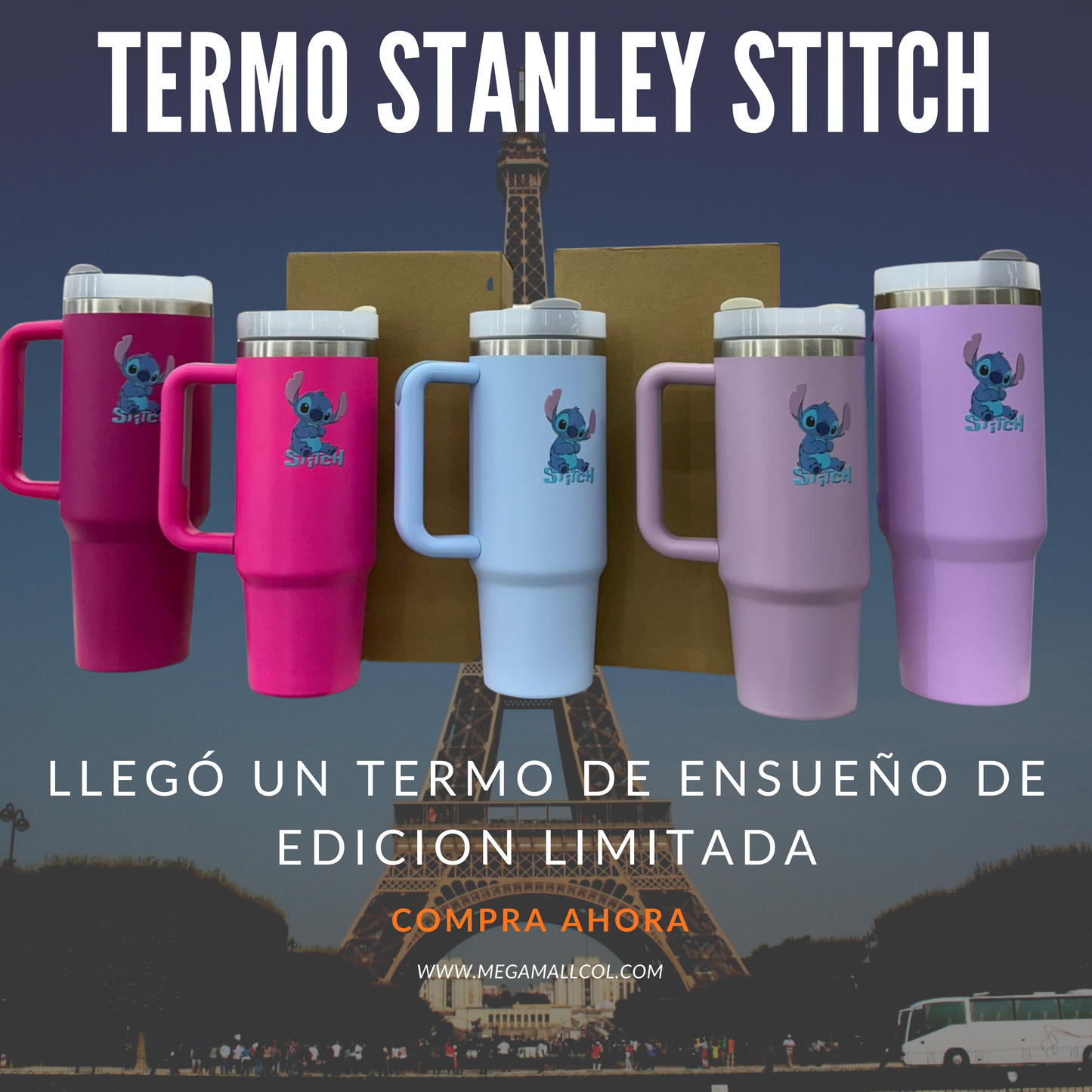 TERMO STANLEY EDICION LIMITADA STITCH