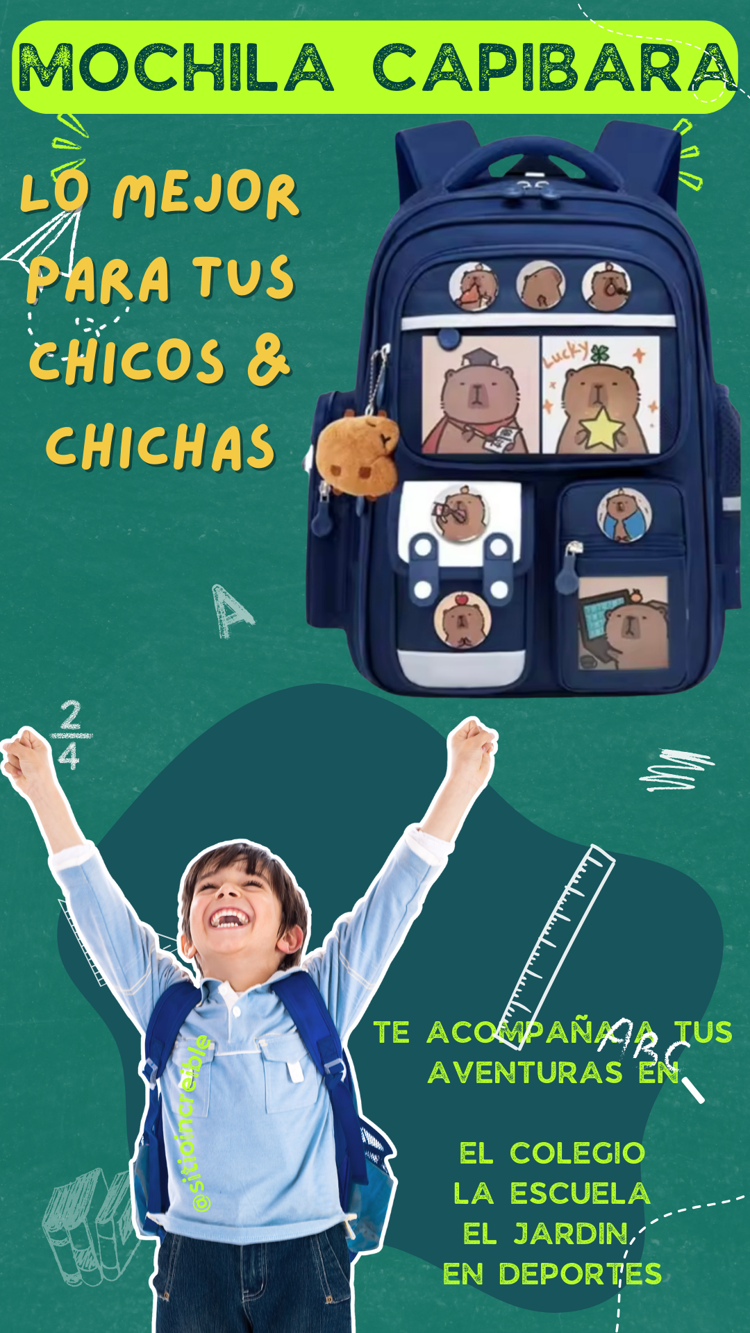 MOCHILA CAPIBARA