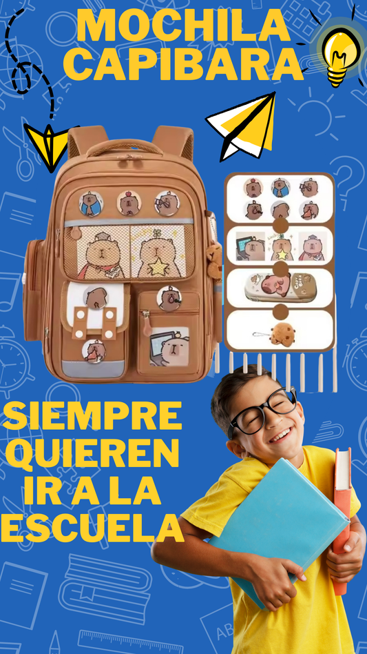 MOCHILA CAPIBARA