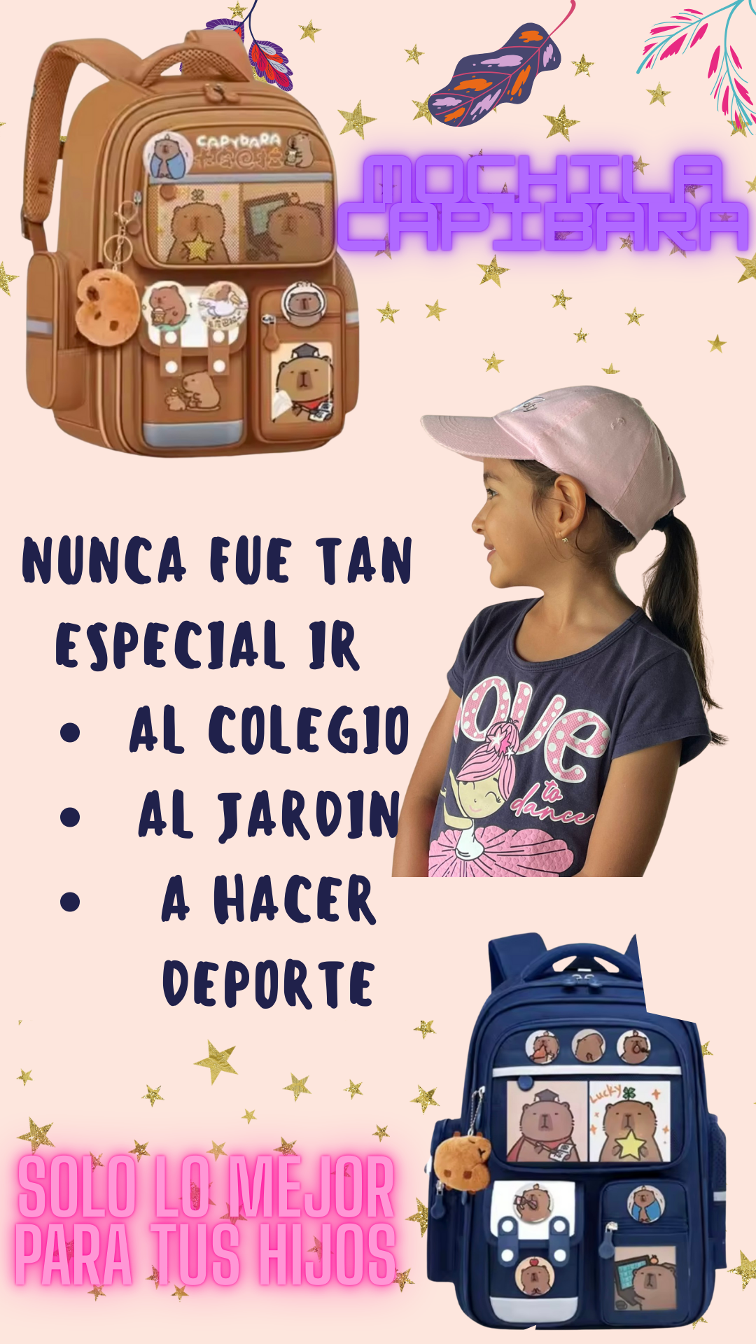 MOCHILA CAPIBARA