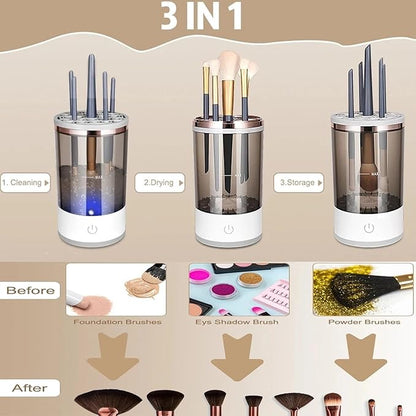 Lavadora de brochas de maquillaje