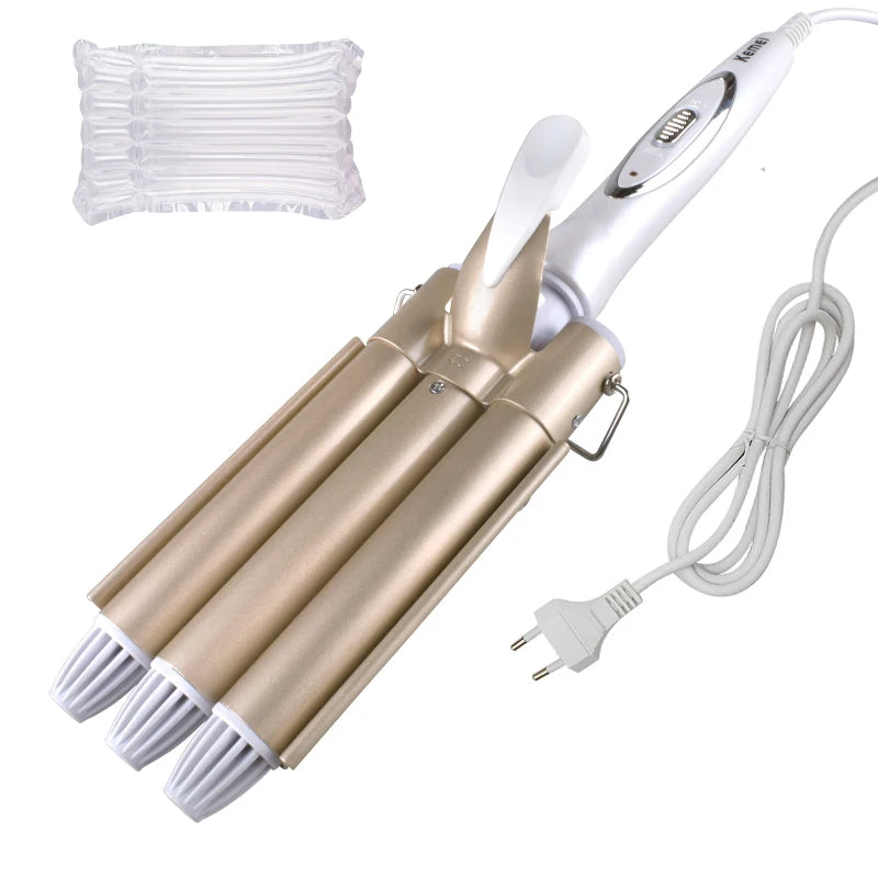 Plancha Rizadora Onduladora De Cabello